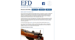 Desktop Screenshot of efdrifles.com
